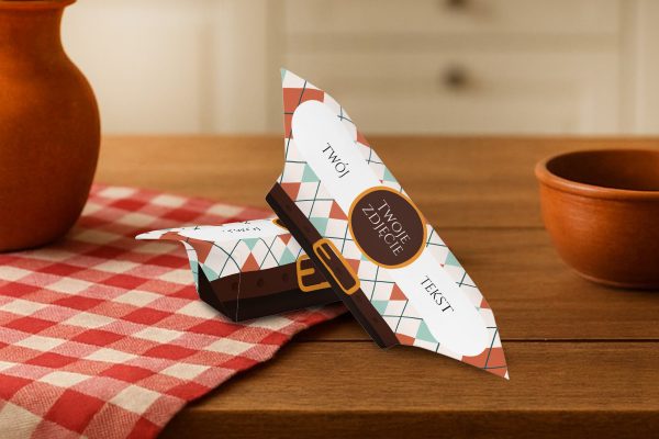 Krówki na Dzień Babci i Dziadka ze zdjęciem - personalizowane 1KG - wzór 6