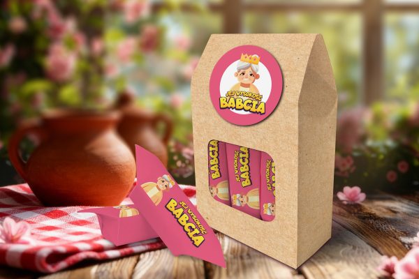 Pudełko z 6 krówkami - Jej wysokość Babcia