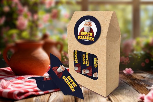 Pudełko z 6 krówkami - Super Dziadek