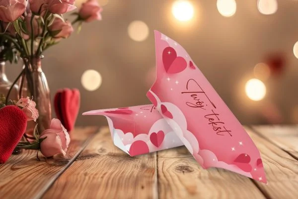 Krówki na Walentynki - personalizowane 1KG - wzór 3