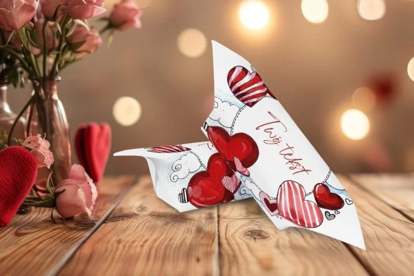 Krówki na Walentynki - personalizowane 1KG - wzór 7