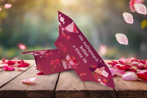 Krówki na Dzień Kobiet - personalizowane 1KG - wzór 8