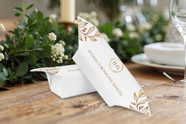 Krówki Express 48h na Komunię - 1KG - Złote liście