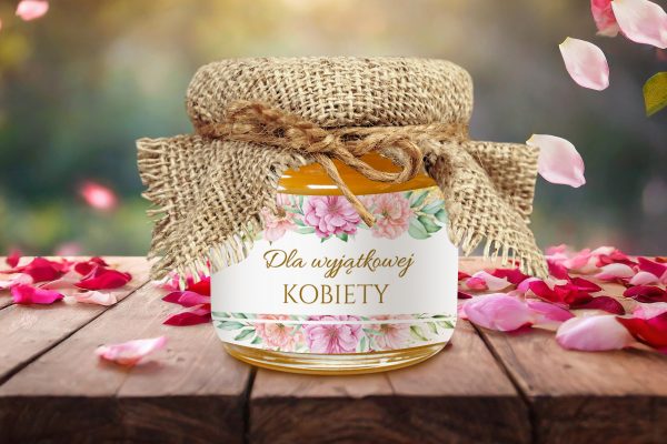 Miodek - Prezent na Dzień Kobiet - Pudrowy ogród