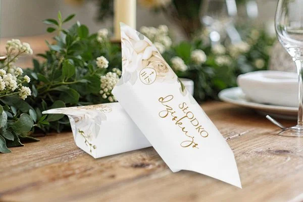 Krówki Express 48h na Komunię - 1KG - Białe róże