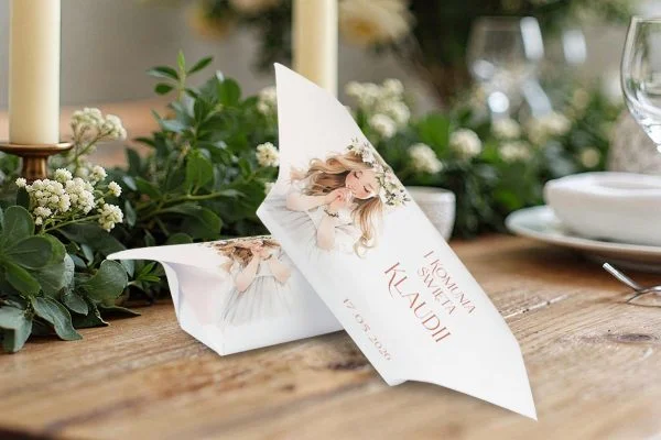 Krówki na Komunię - personalizowane 1KG - wzór 5