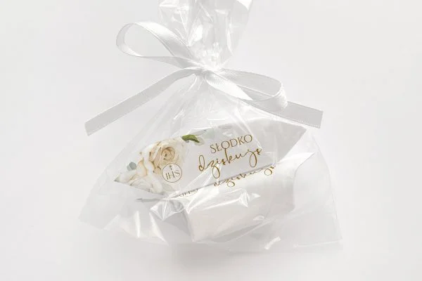 Krówki komunijne w woreczku - Express 48h - Białe róże