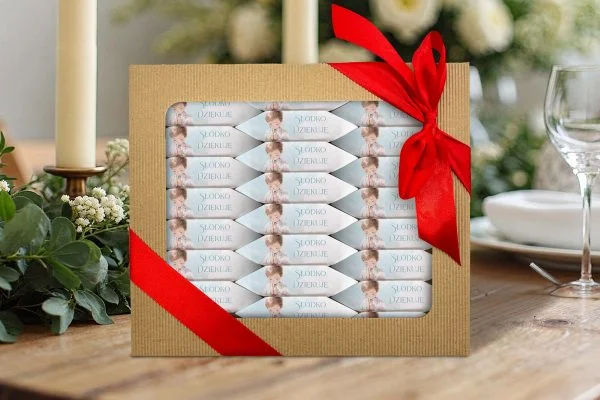 Zestaw Komunijny - BOX 32 Krówki - Chłopczyk